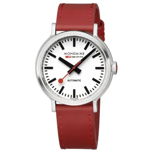 MONDAINE ORIGINAL AUTOMATIC, AUTOMATIC MOVEMENT, 41 MM RED - MST.4161B.LC