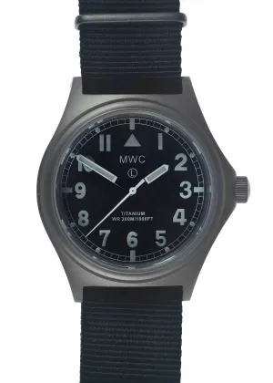 MWC Titanium General Service Watch, 300m Water Resistant, 10 Year Battery Life, Luminova, Sapphire Crystal and 12 Dial Format (Non Date Version)