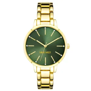 Nine West Green Dial Analog Watch For -  Ladies NW-2098GNGB