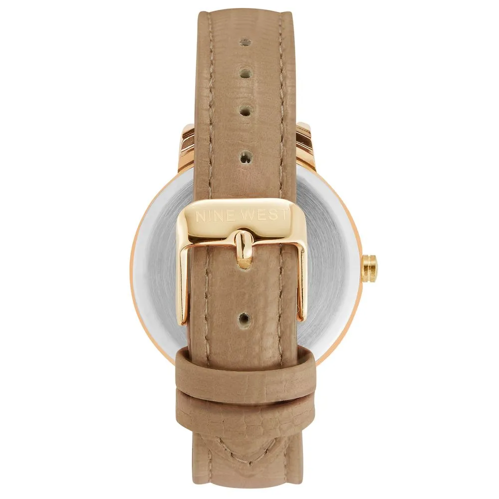 Nine West Quartz Gold Classic Brown Ombre
