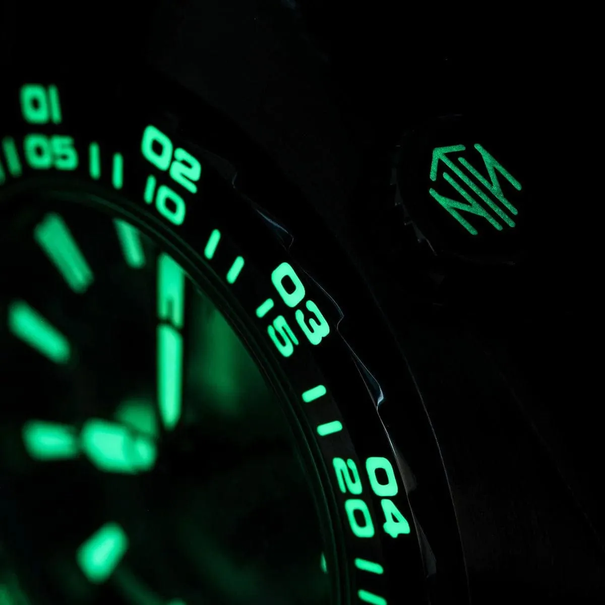 NTH DevilRay Automatic Dive Watch - Date - Blue