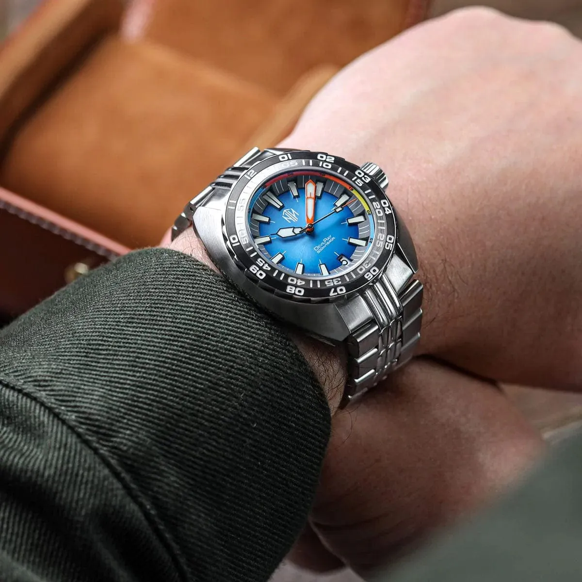 NTH DevilRay Automatic Dive Watch - Date - Blue