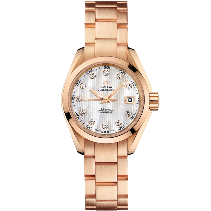 Omega Seamaster Aqua Terra 150M 30 mm, red gold on red gold