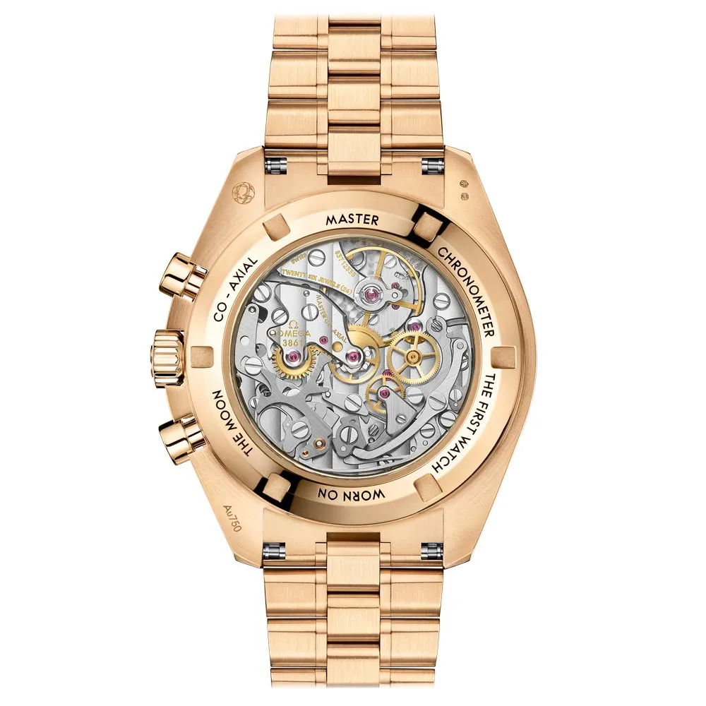 OMEGA Speedmaster Moonwatch Professional Chronograph 42mm Yellow Dial 18ct Yellow Gold Manual Wound Gents Watch 31060425099002