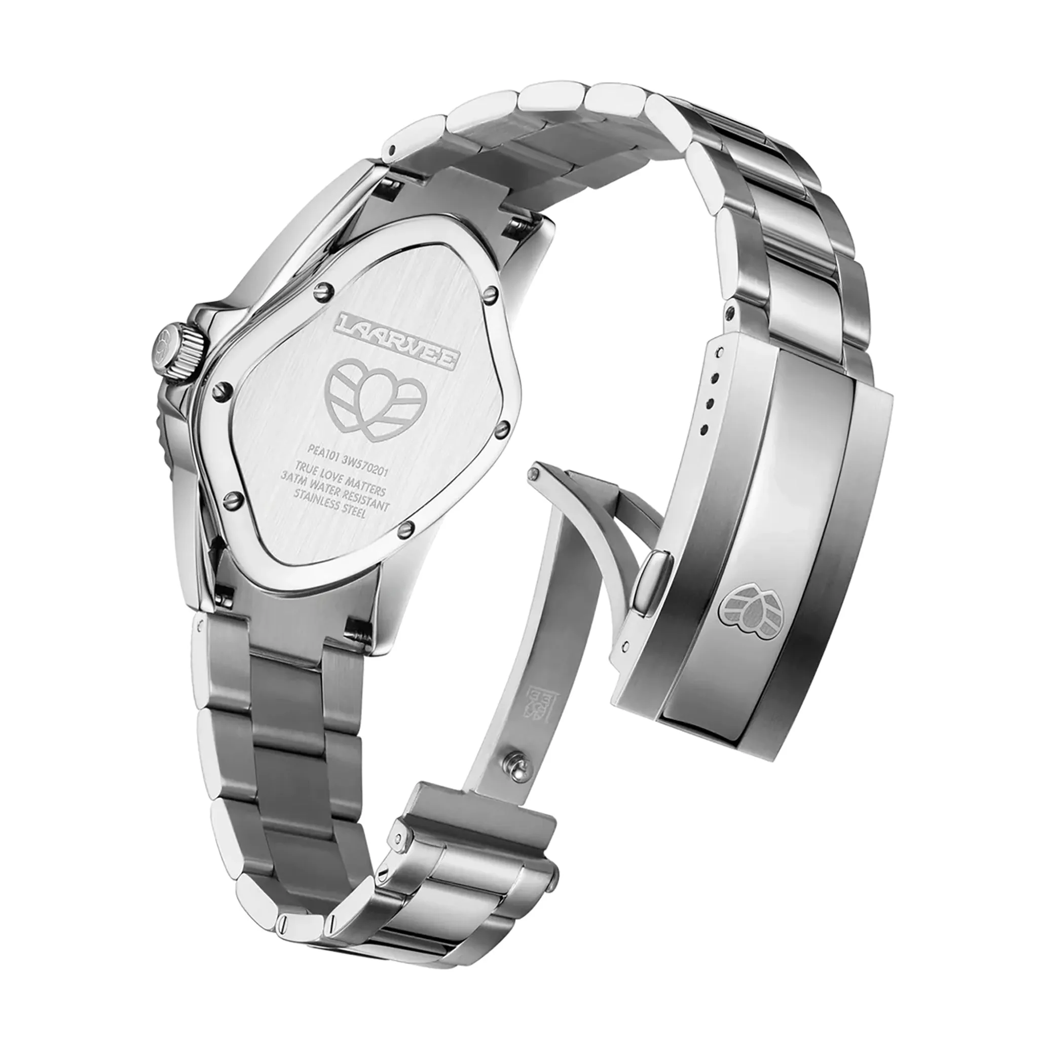 PEA101 / SILVER PRECISION STEEL&GREEN CERAMIC BEZEL&GREEN DIAL