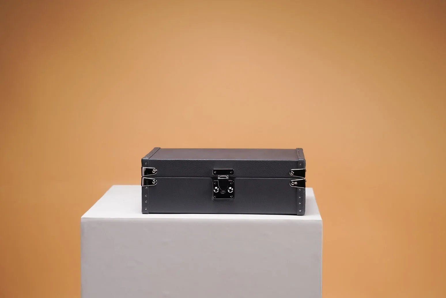 Petra Watch Case - Togo Dark Grey