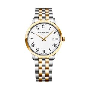 Raymond Weil - Toccata Classic Two-Tone White Dial Quartz Watch 5485-STP-00300