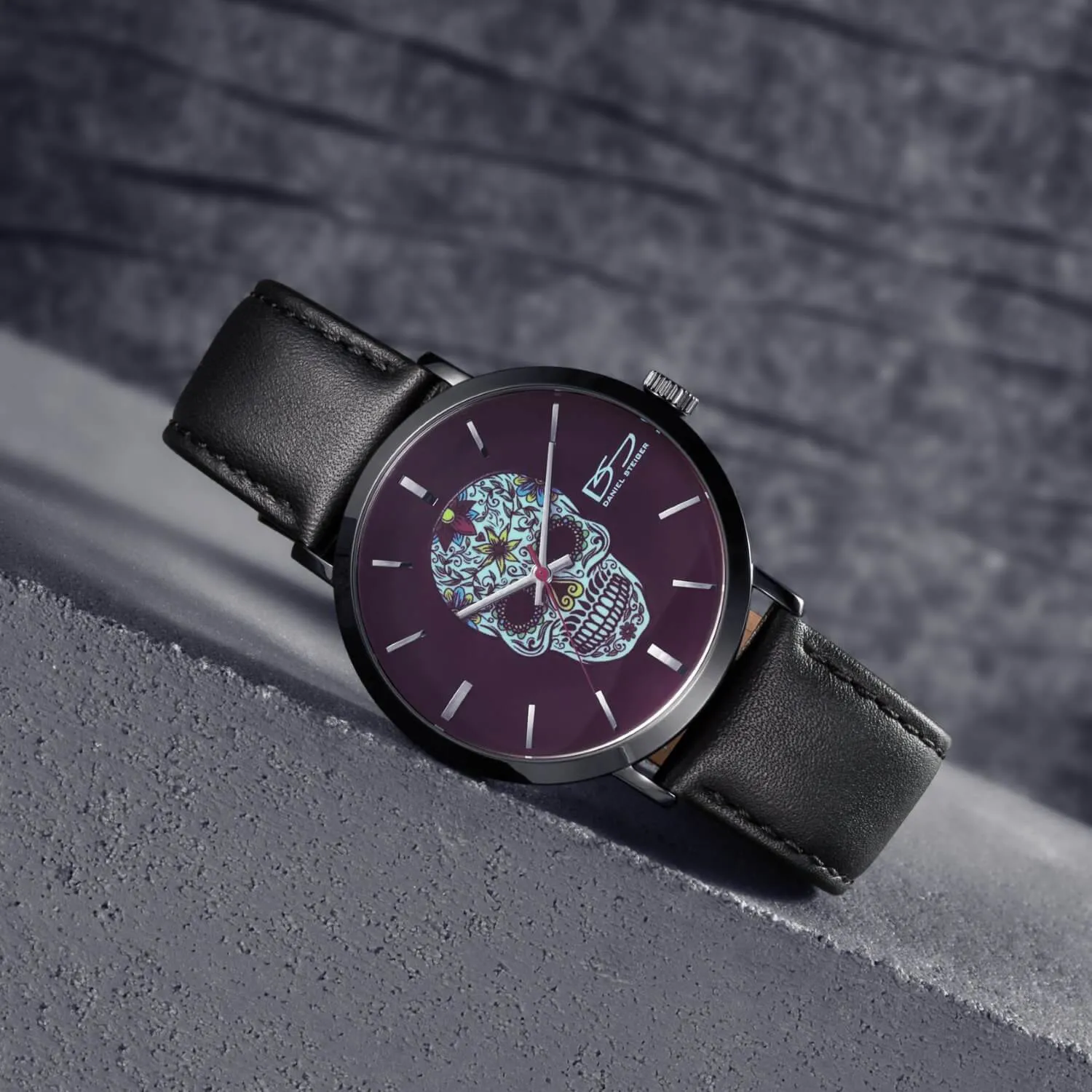 Rebel Skull Men's Black Watch