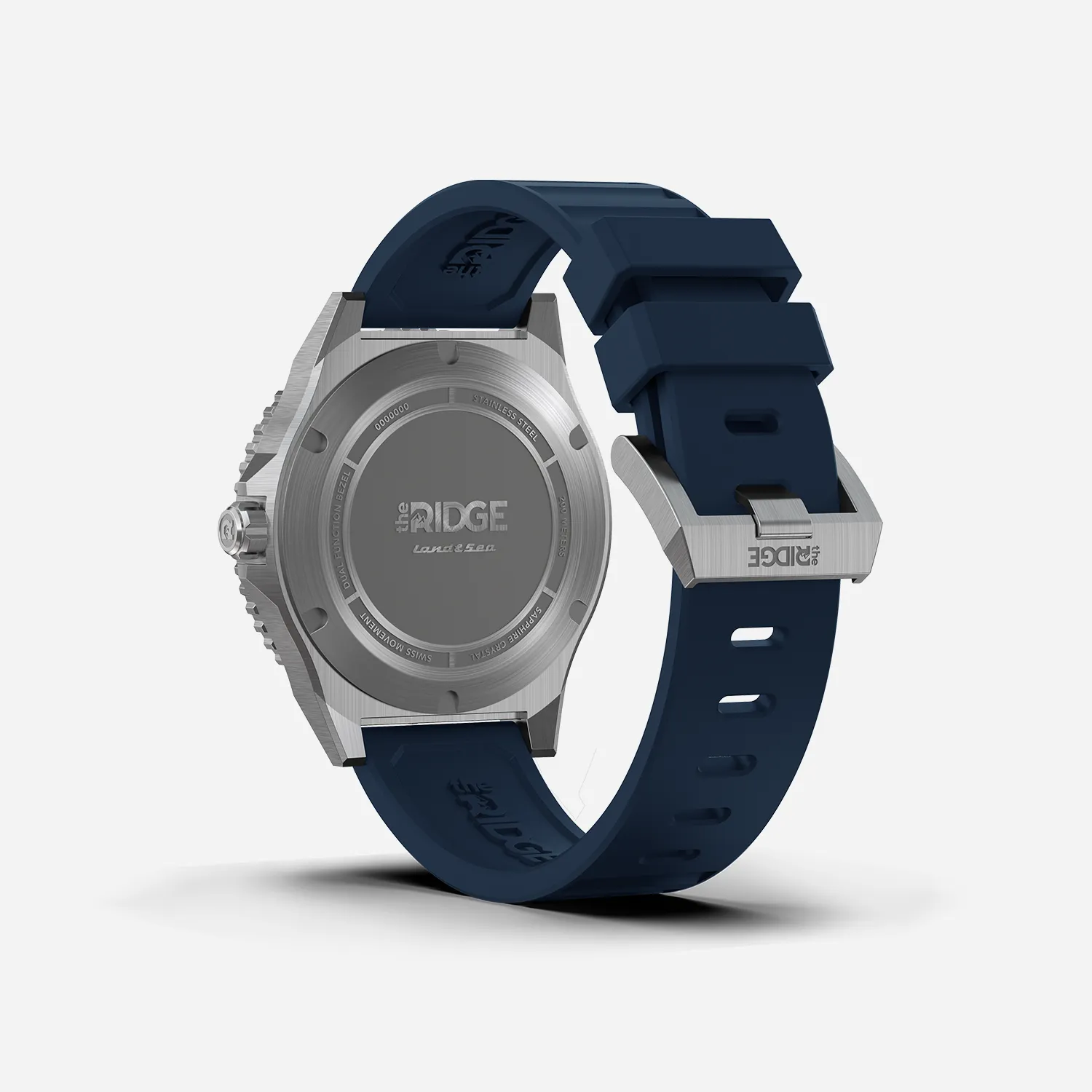 Ridge Land & Sea GMT Watch 42mm - Alpine Navy