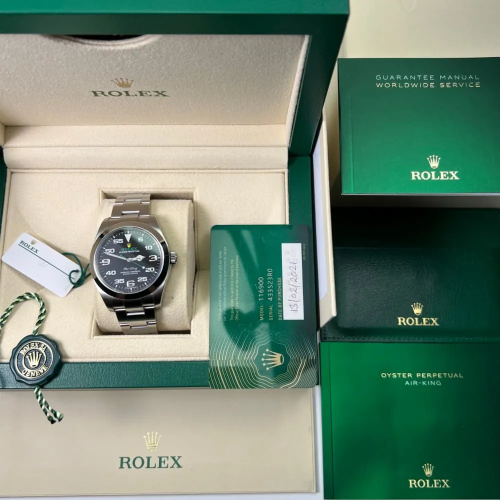 Rolex Air-King 116900 "Bloodhound" (2021)