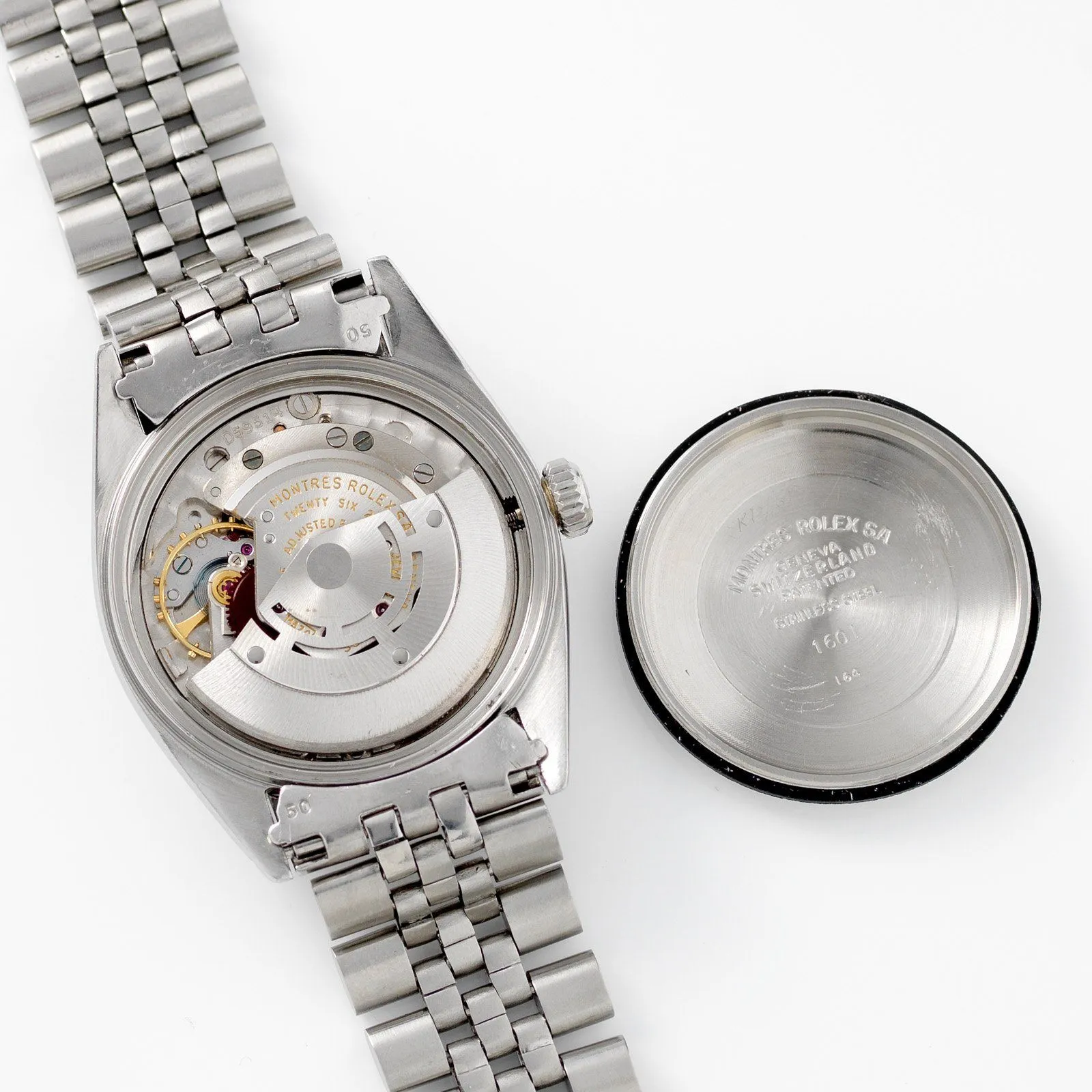 Rolex Datejust Glossy Gilt Black ‘Door Stop’ Dial 1600