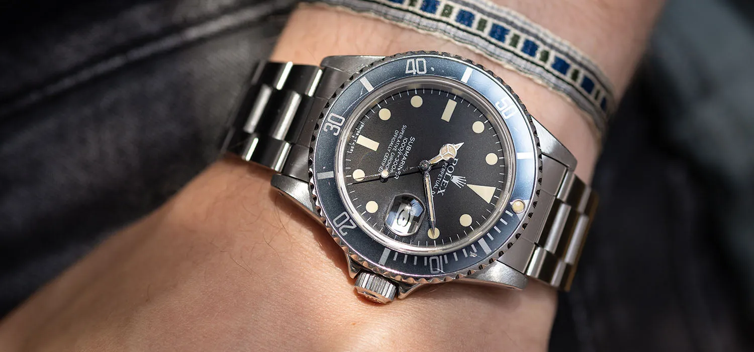 Rolex Submariner Date 16800 Matte Dial Faded Bezel Box and Papers