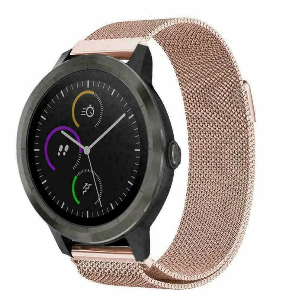 Rose Gold Metal Garmin Venu Strap