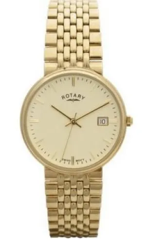 ROT Watch Elite Gents 9ct Gold Case Watch