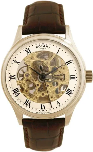 ROT Watch Gents Strap Gold Plate