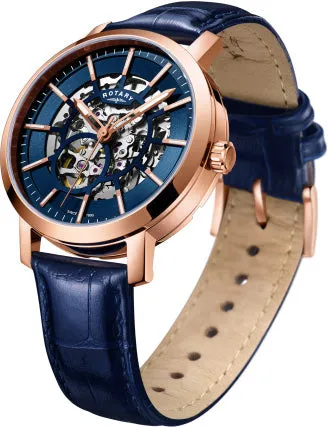 ROT Watch Greenwich Skeleton Rose Gold PVD