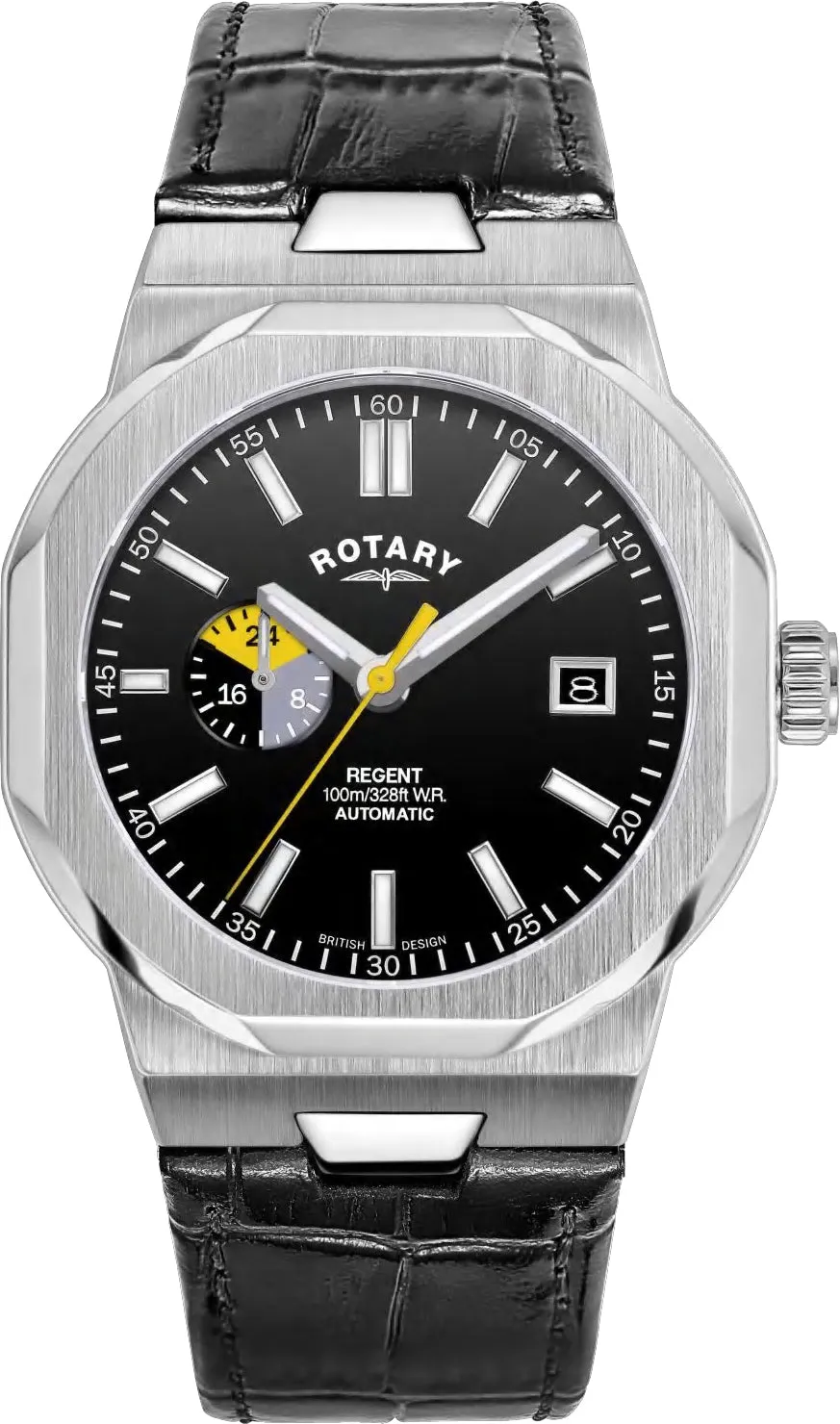 ROT Watch Regent 24 Hour Subdial Mens