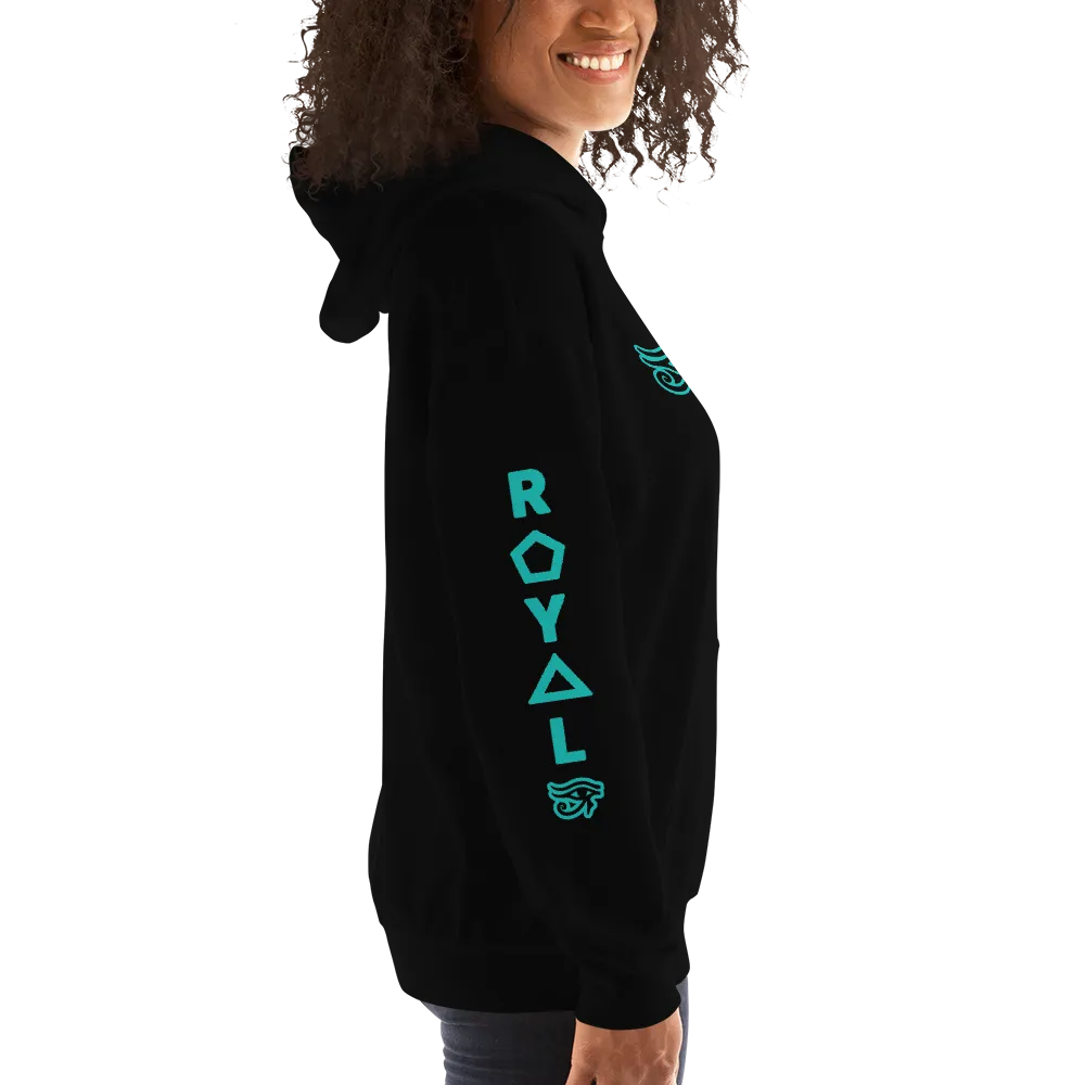 ROYAL. | Urban Resort | RA PARTY ROYAL EMBLEM Unisex Heavy Blend Hoodie MINT EMBLEM (3 VARIETIES)