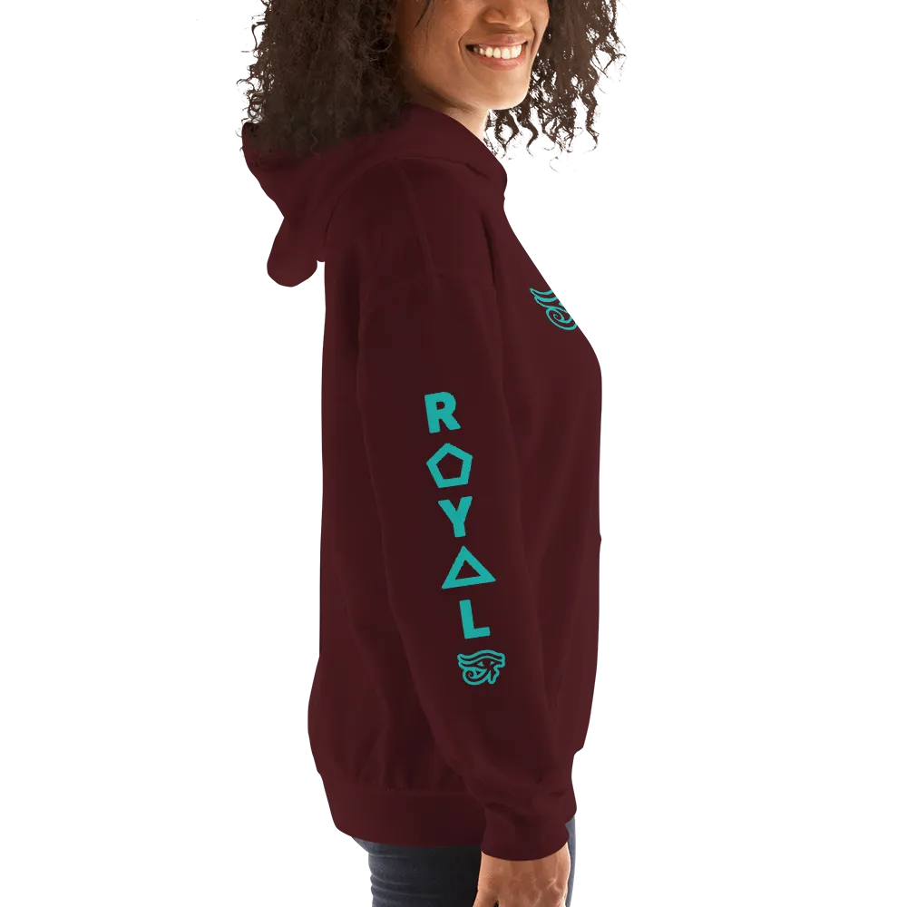 ROYAL. | Urban Resort | RA PARTY ROYAL EMBLEM Unisex Heavy Blend Hoodie MINT EMBLEM (3 VARIETIES)