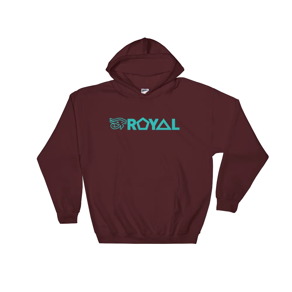 ROYAL. | Urban Resort | RA PARTY ROYAL EMBLEM Unisex Heavy Blend Hoodie MINT EMBLEM (3 VARIETIES)