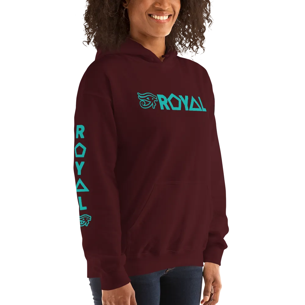 ROYAL. | Urban Resort | RA PARTY ROYAL EMBLEM Unisex Heavy Blend Hoodie MINT EMBLEM (3 VARIETIES)