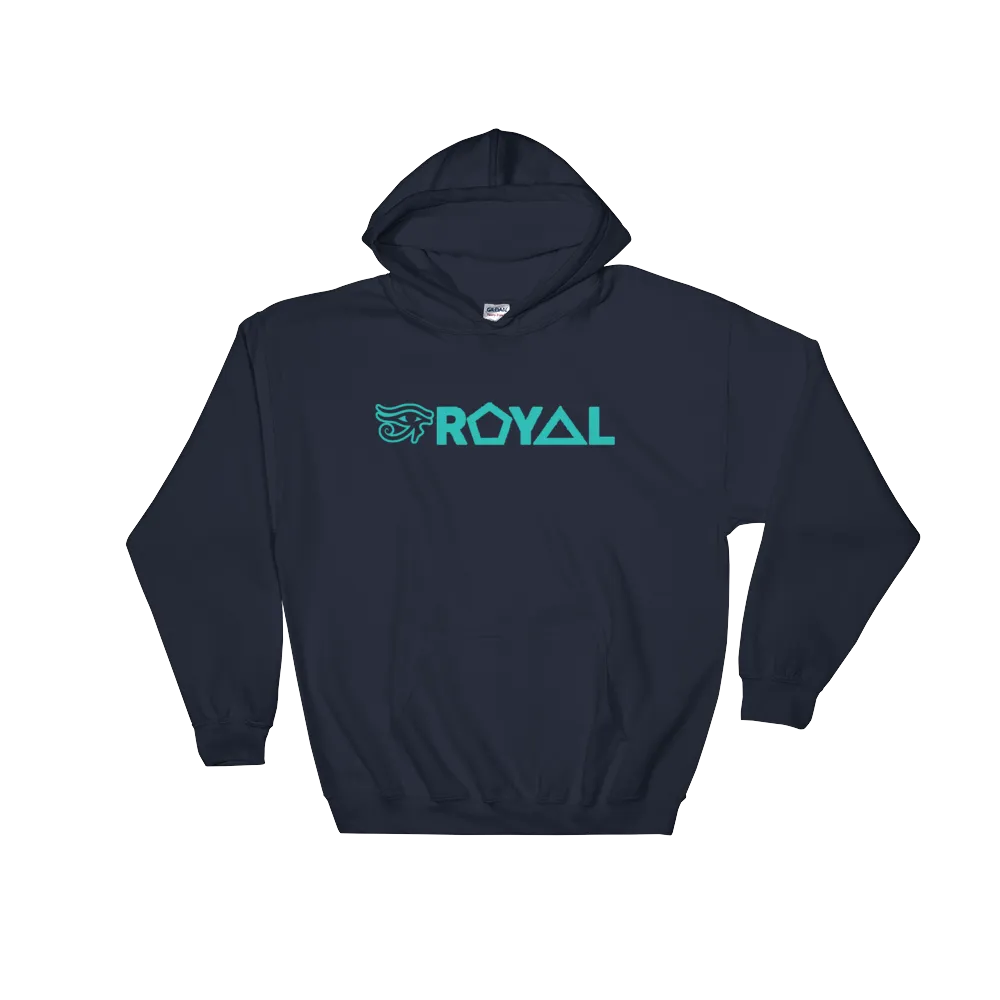 ROYAL. | Urban Resort | RA PARTY ROYAL EMBLEM Unisex Heavy Blend Hoodie MINT EMBLEM (3 VARIETIES)