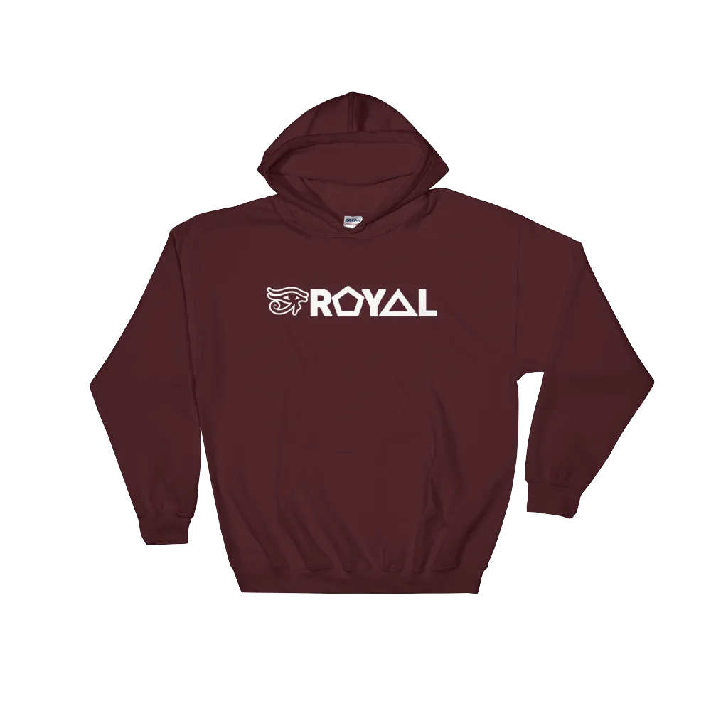 ROYAL. | Urban Resort | RA PARTY ROYAL EMBLEM Unisex Heavy Blend Hoodie WHITE (5 VARIETIES)
