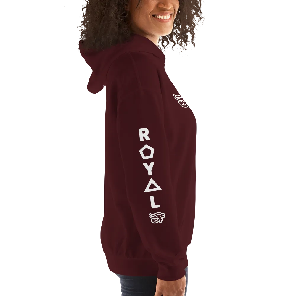 ROYAL. | Urban Resort | RA PARTY ROYAL EMBLEM Unisex Heavy Blend Hoodie WHITE (5 VARIETIES)