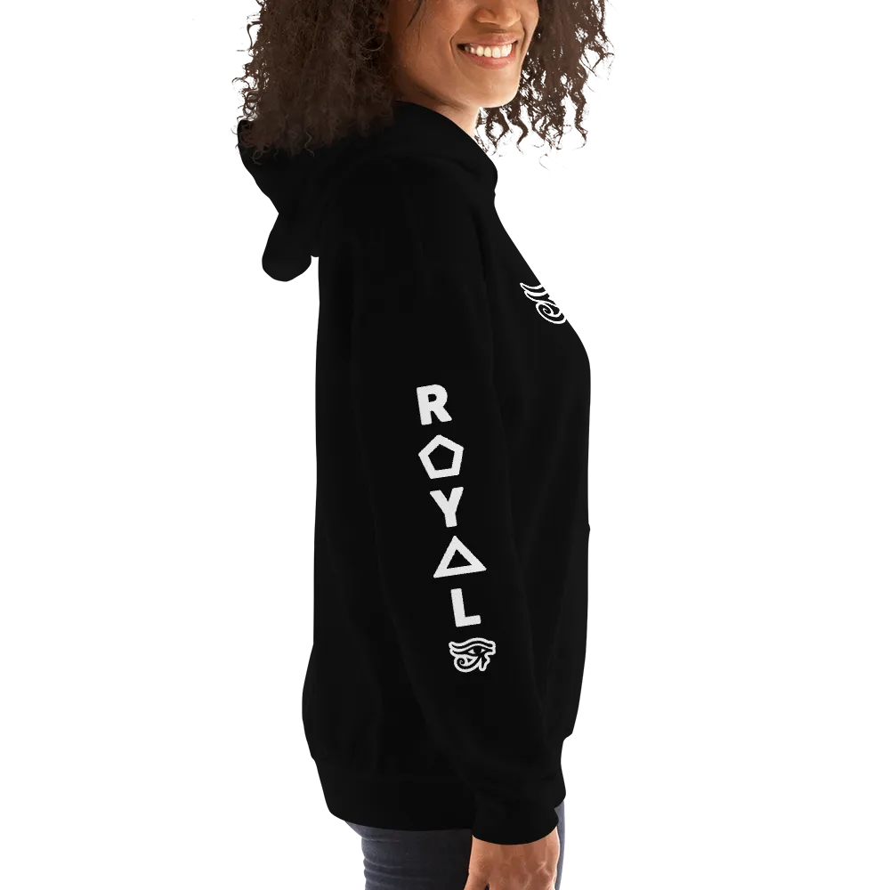 ROYAL. | Urban Resort | RA PARTY ROYAL EMBLEM Unisex Heavy Blend Hoodie WHITE (5 VARIETIES)