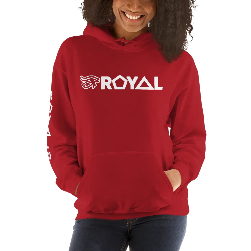 ROYAL. | Urban Resort | RA PARTY ROYAL EMBLEM Unisex Heavy Blend Hoodie WHITE (5 VARIETIES)