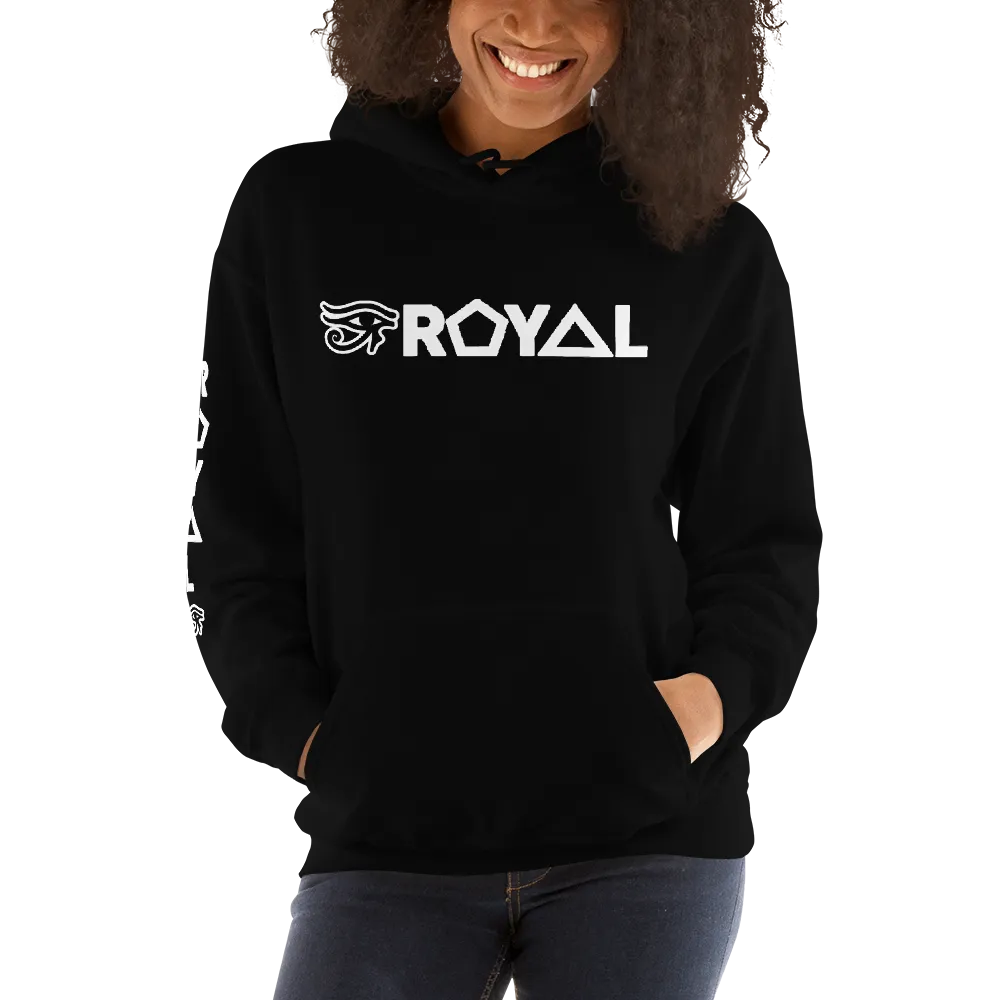 ROYAL. | Urban Resort | RA PARTY ROYAL EMBLEM Unisex Heavy Blend Hoodie WHITE (5 VARIETIES)