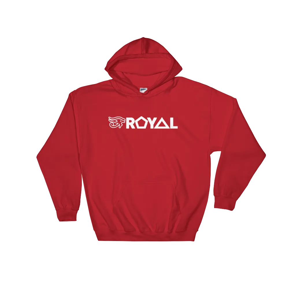 ROYAL. | Urban Resort | RA PARTY ROYAL EMBLEM Unisex Heavy Blend Hoodie WHITE (5 VARIETIES)