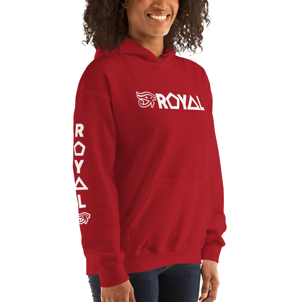 ROYAL. | Urban Resort | RA PARTY ROYAL EMBLEM Unisex Heavy Blend Hoodie WHITE (5 VARIETIES)