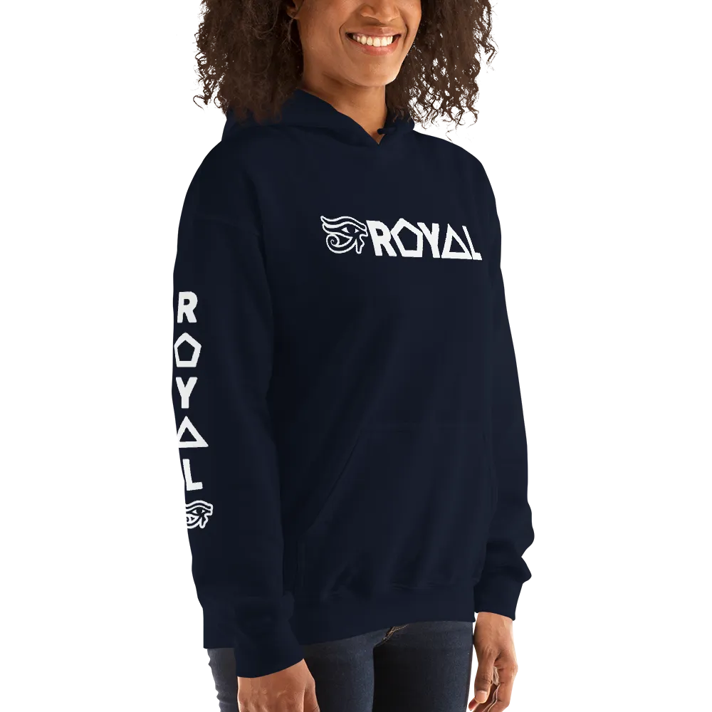 ROYAL. | Urban Resort | RA PARTY ROYAL EMBLEM Unisex Heavy Blend Hoodie WHITE (5 VARIETIES)
