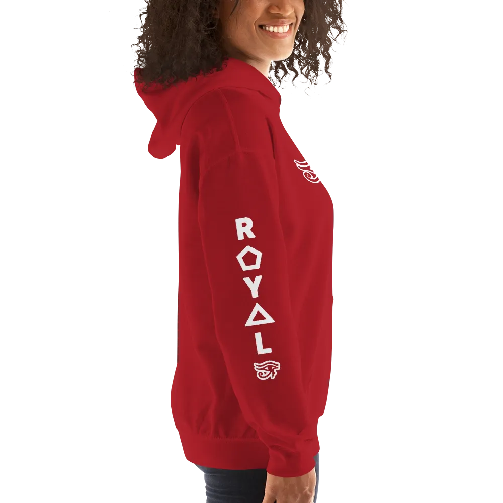 ROYAL. | Urban Resort | RA PARTY ROYAL EMBLEM Unisex Heavy Blend Hoodie WHITE (5 VARIETIES)