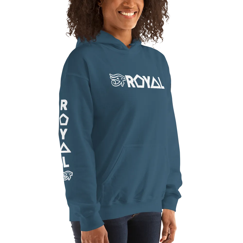 ROYAL. | Urban Resort | RA PARTY ROYAL EMBLEM Unisex Heavy Blend Hoodie WHITE (5 VARIETIES)