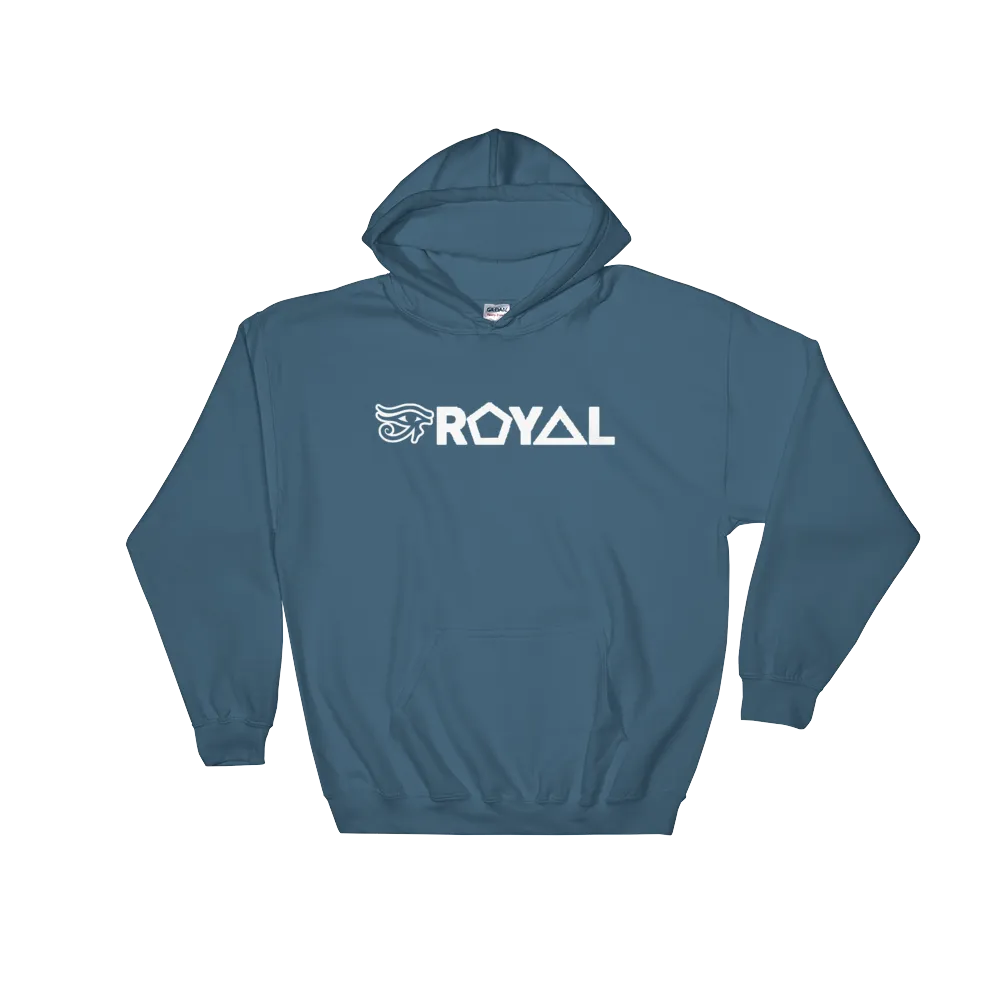 ROYAL. | Urban Resort | RA PARTY ROYAL EMBLEM Unisex Heavy Blend Hoodie WHITE (5 VARIETIES)