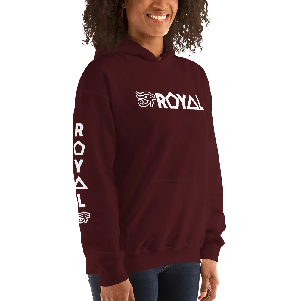 ROYAL. | Urban Resort | RA PARTY ROYAL EMBLEM Unisex Heavy Blend Hoodie WHITE (5 VARIETIES)