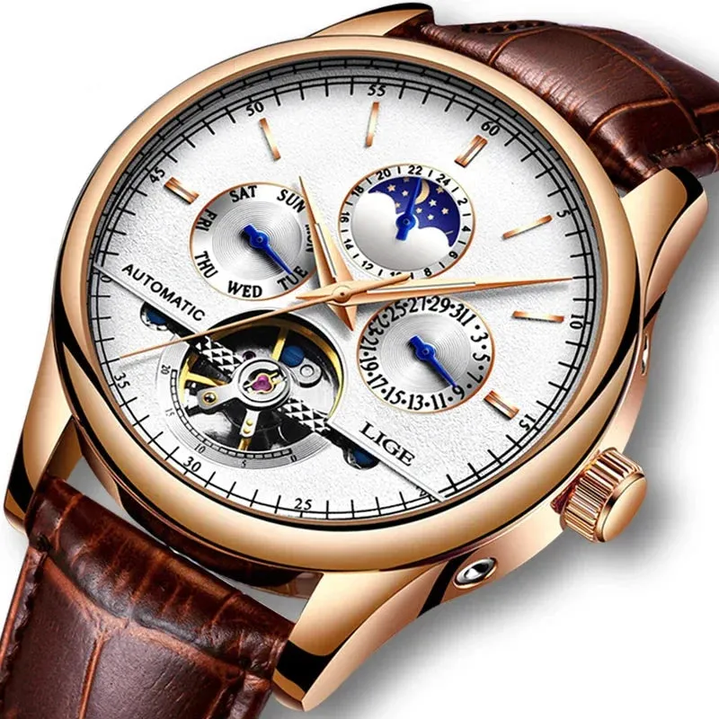 Self-Winding Mechanical Tourbillon Timepiece