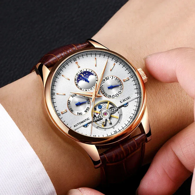 Self-Winding Mechanical Tourbillon Timepiece
