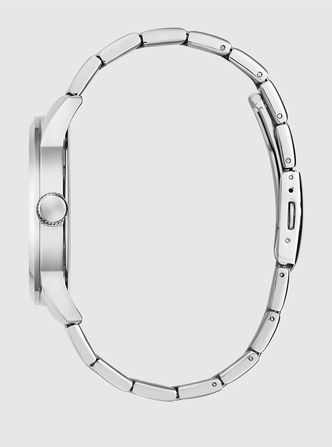 Silver Collegiate Blue Dial Watch