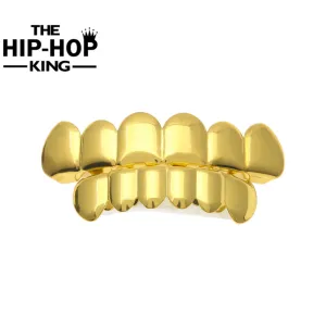 Silver Color Top Bottom Teeth GRILLZ  Mouth Teeth Caps Hip Hop Grills with Silicone mode