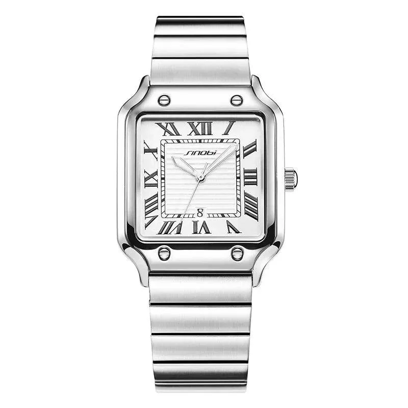 SINOBI Casual Men's Quartz Business Square Watches