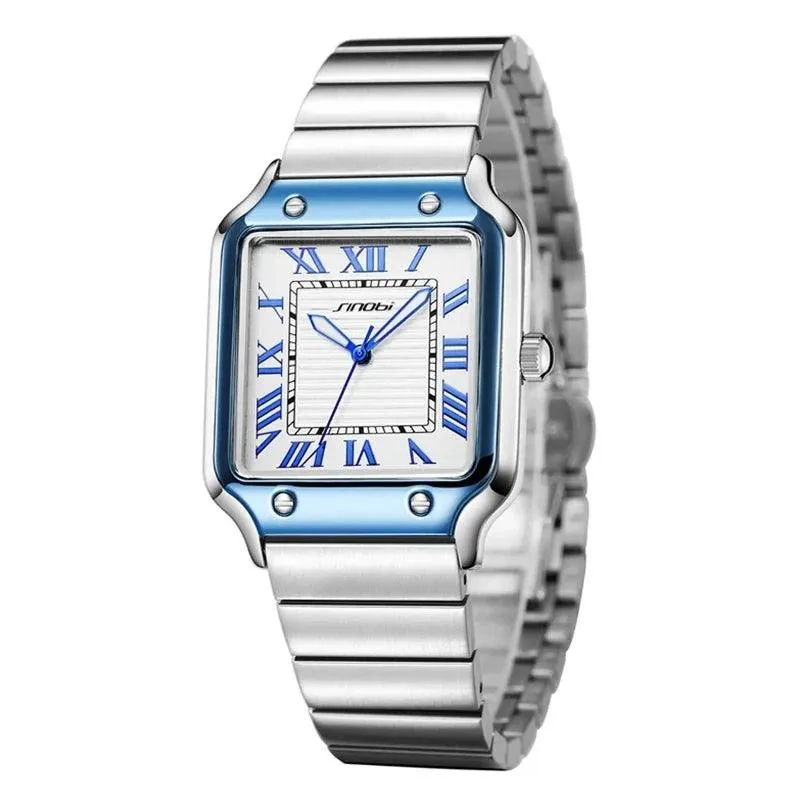 SINOBI Casual Men's Quartz Business Square Watches