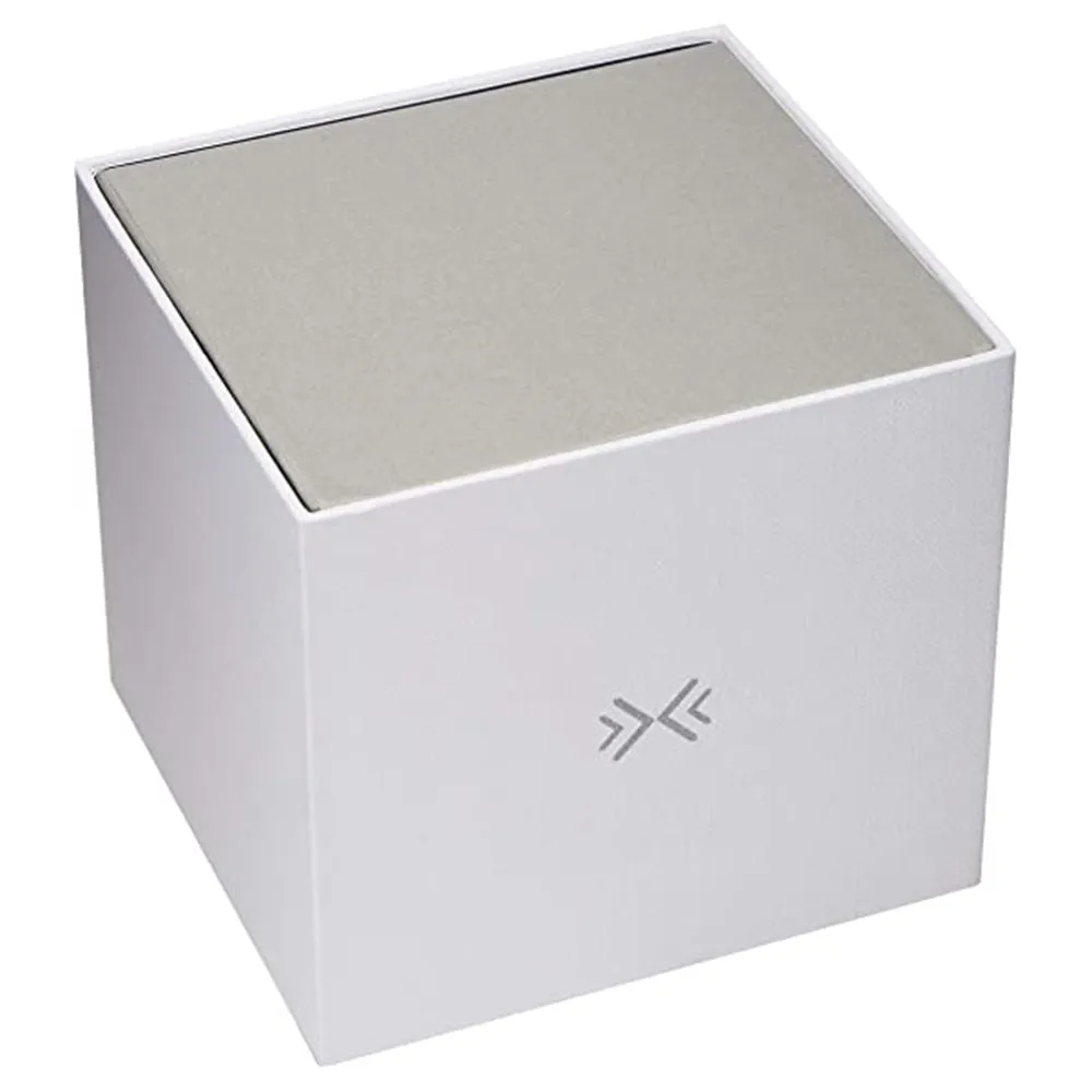 Skagen Womens Anita Analog White Dial Blue Genuine Leather Band Stainless Steel Watch - SKW2719