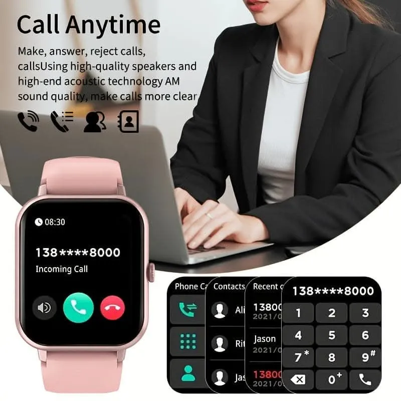 Smartwatch with 1.83" Full Touch Screen – Text, Call, and 100  Sports Modes