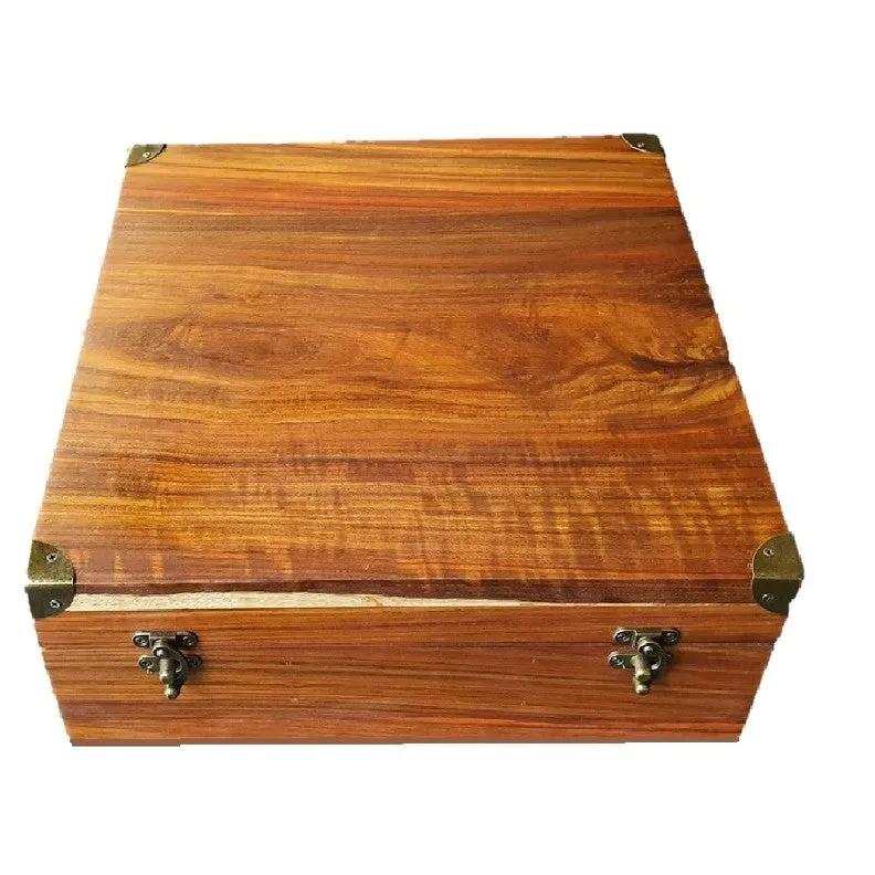 Solid Kiaat Watch Box - 9