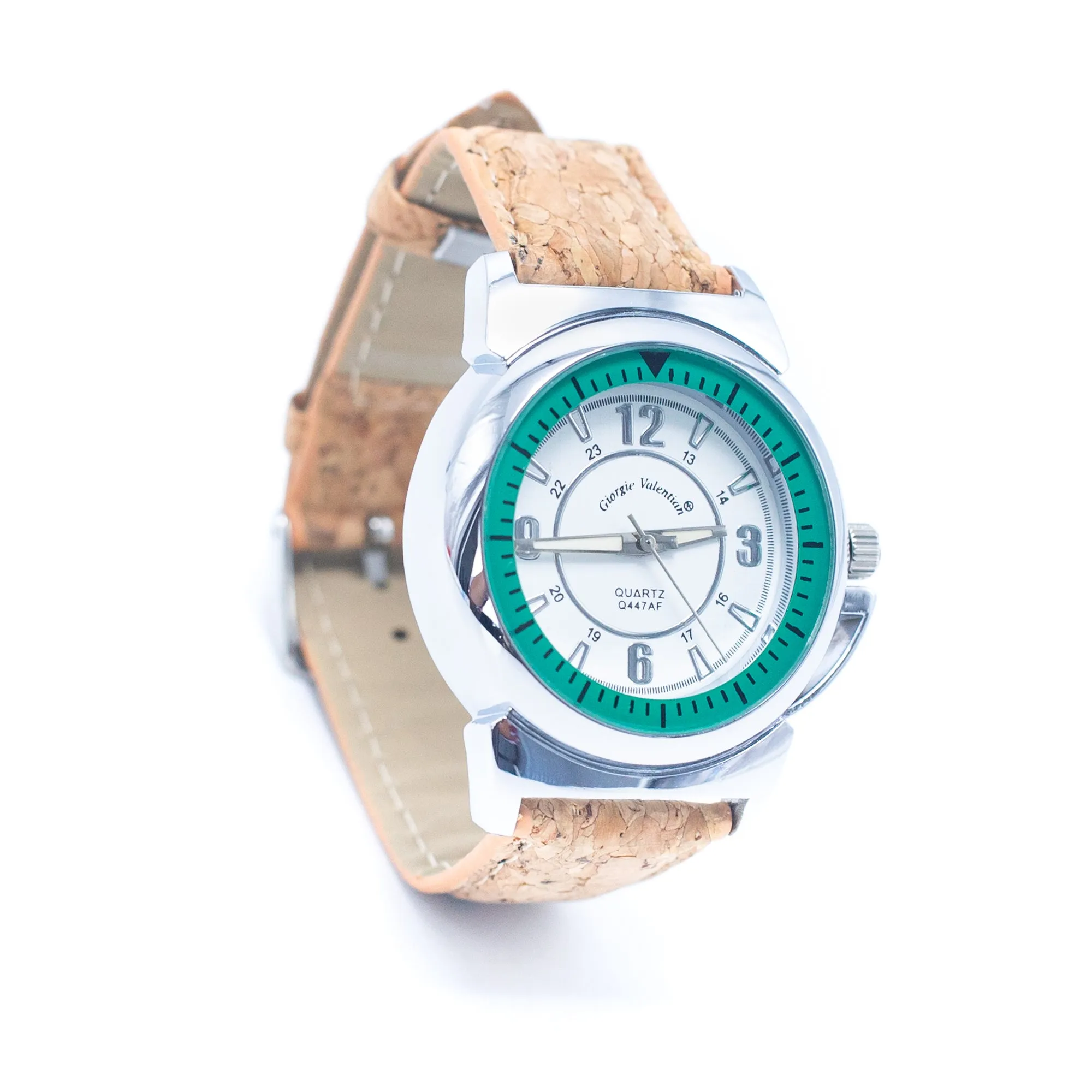Stylish Casual Watch with Natural Cork Watch Strap WA-357-without box
