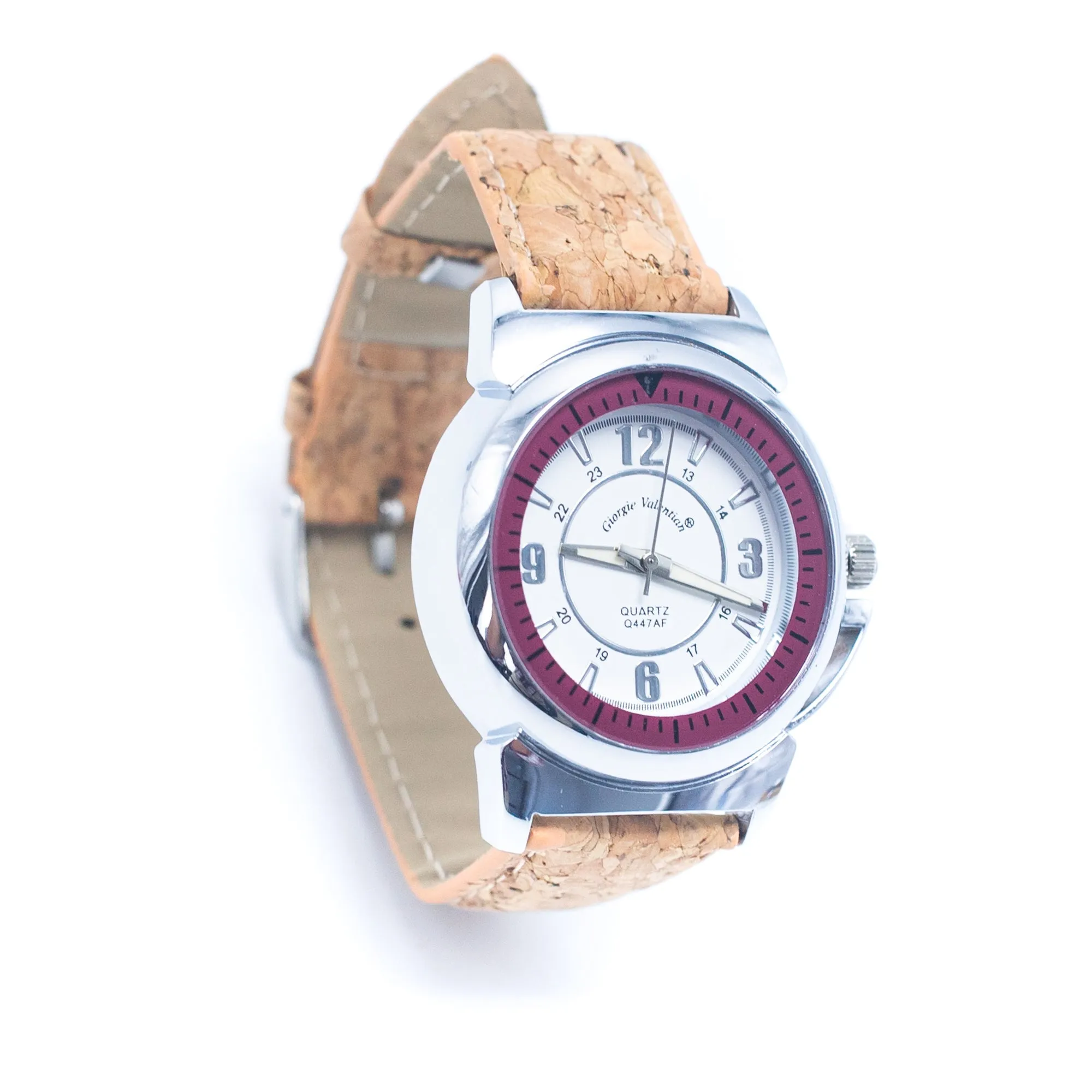 Stylish Casual Watch with Natural Cork Watch Strap WA-357-without box