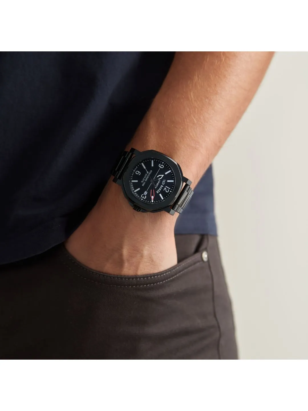 Ted Baker Men Analog Black Dial - BKPACS203